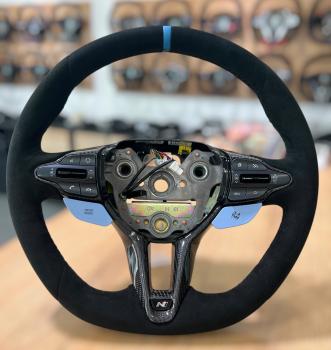 Lenkrad neu bezogen, passend für Hyundai i30N, Design A685